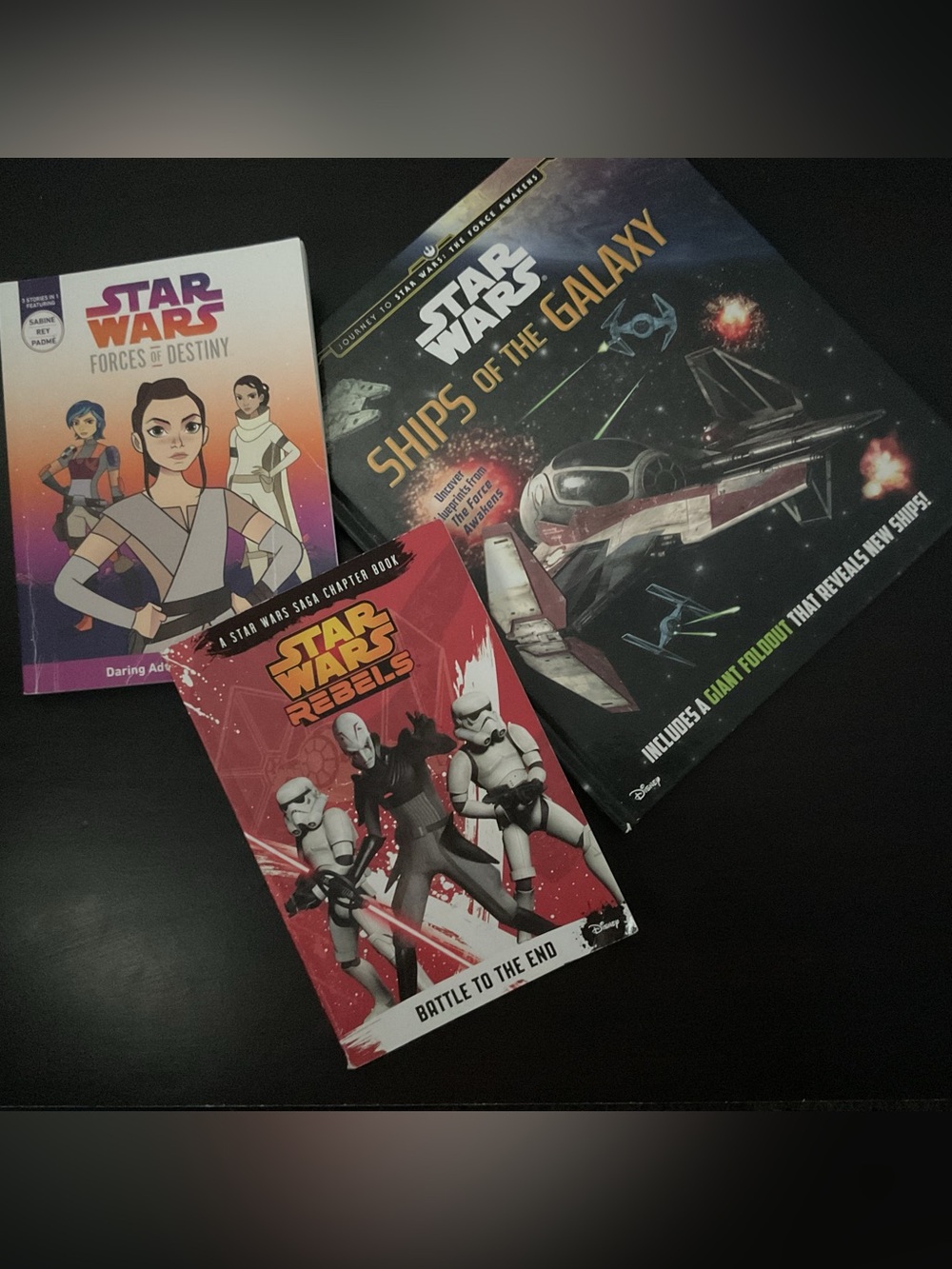 Star Wars Book Lot x3 Battle to the End Ships of the Galaxy Forces of Destiny